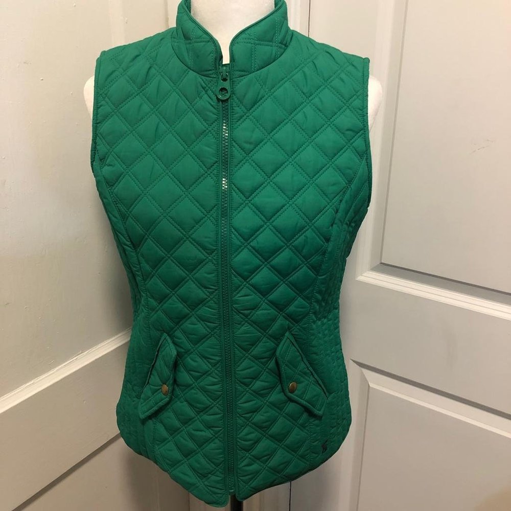 Joules Winter Snow Quilted Vest Size 6